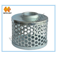 2" Zinc Plated Steel Round Hole Strainers